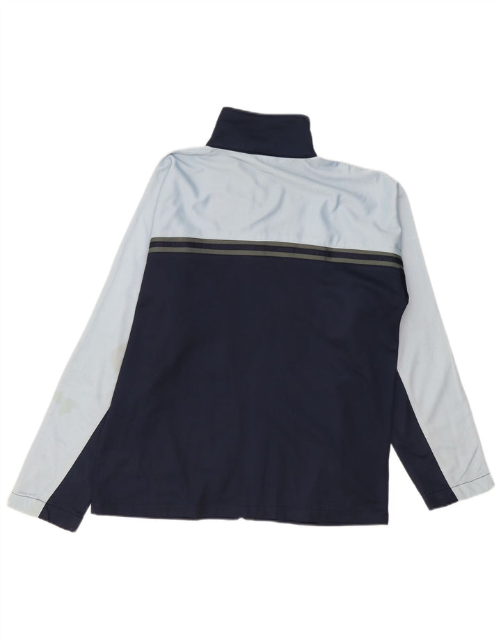 Ανδρική φόρμα Asics Top μπουφάν Medium Navy Blue Colourblock