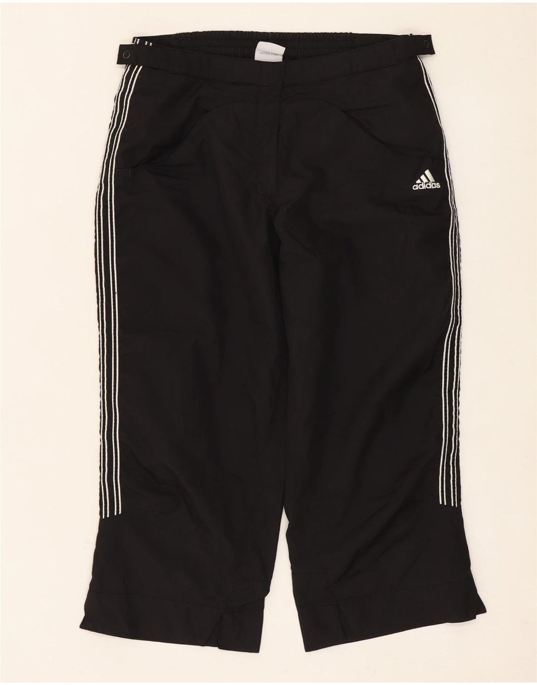 Adidas Γυναικεία Clima Proof Capri φόρμα παντελόνι UK 10 Small Black
