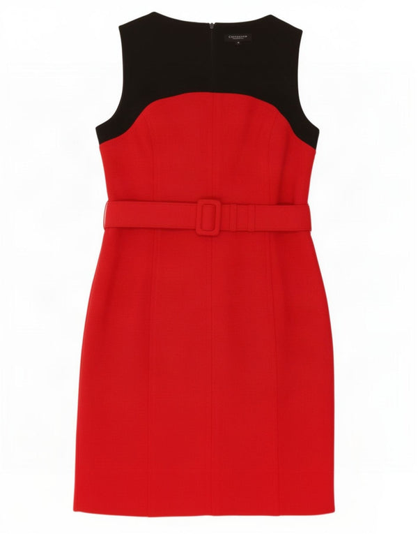 Γυναικείο αμάνικο φόρεμα Debenhams UK 14 Medium Red Colourblock