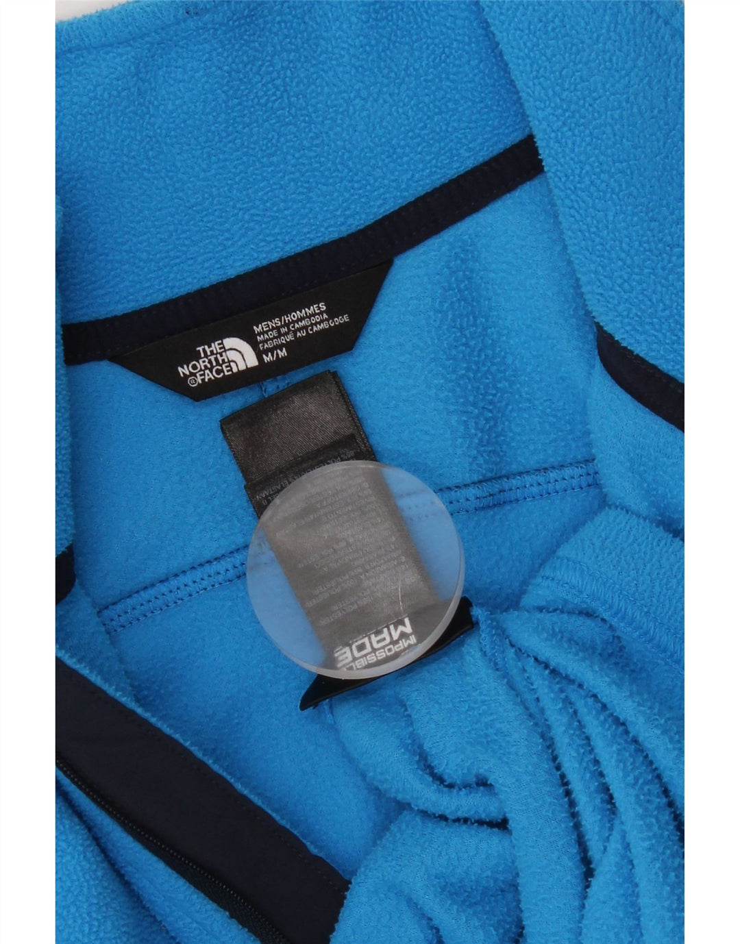 The NORTH FACE Ανδρικό μπλουζάκι με φερμουάρ Fleece Jumper με μεσαίο μπλε χρώμα