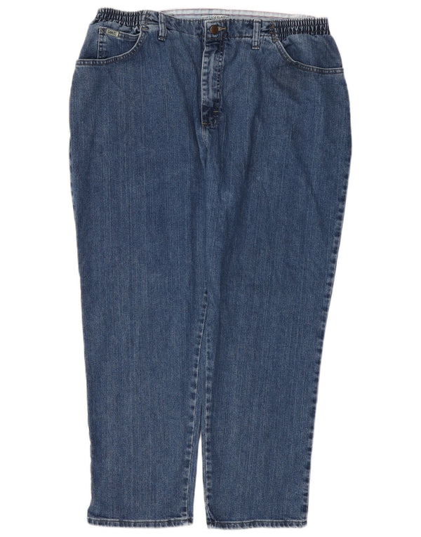 Lee Γυναικείο Petite ψηλόμεσο τζιν US 20 3XL W40 L27 Μπλε βαμβακερό