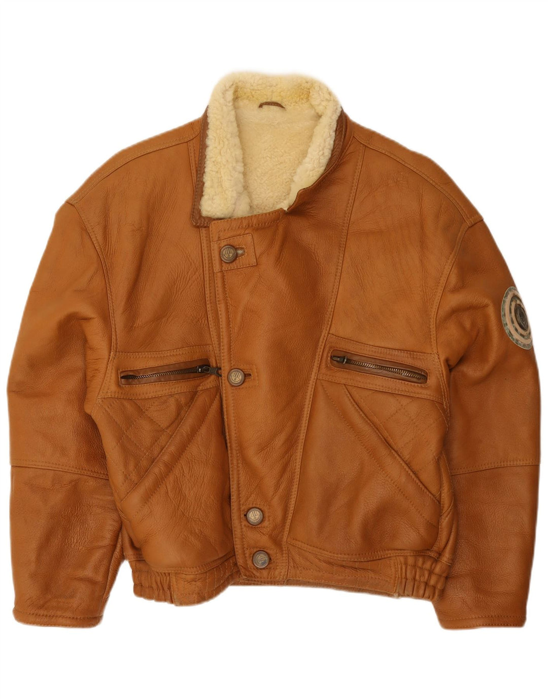 Ανδρικό Shearling Jacket Vinci IT 50 Large Brown Shearling