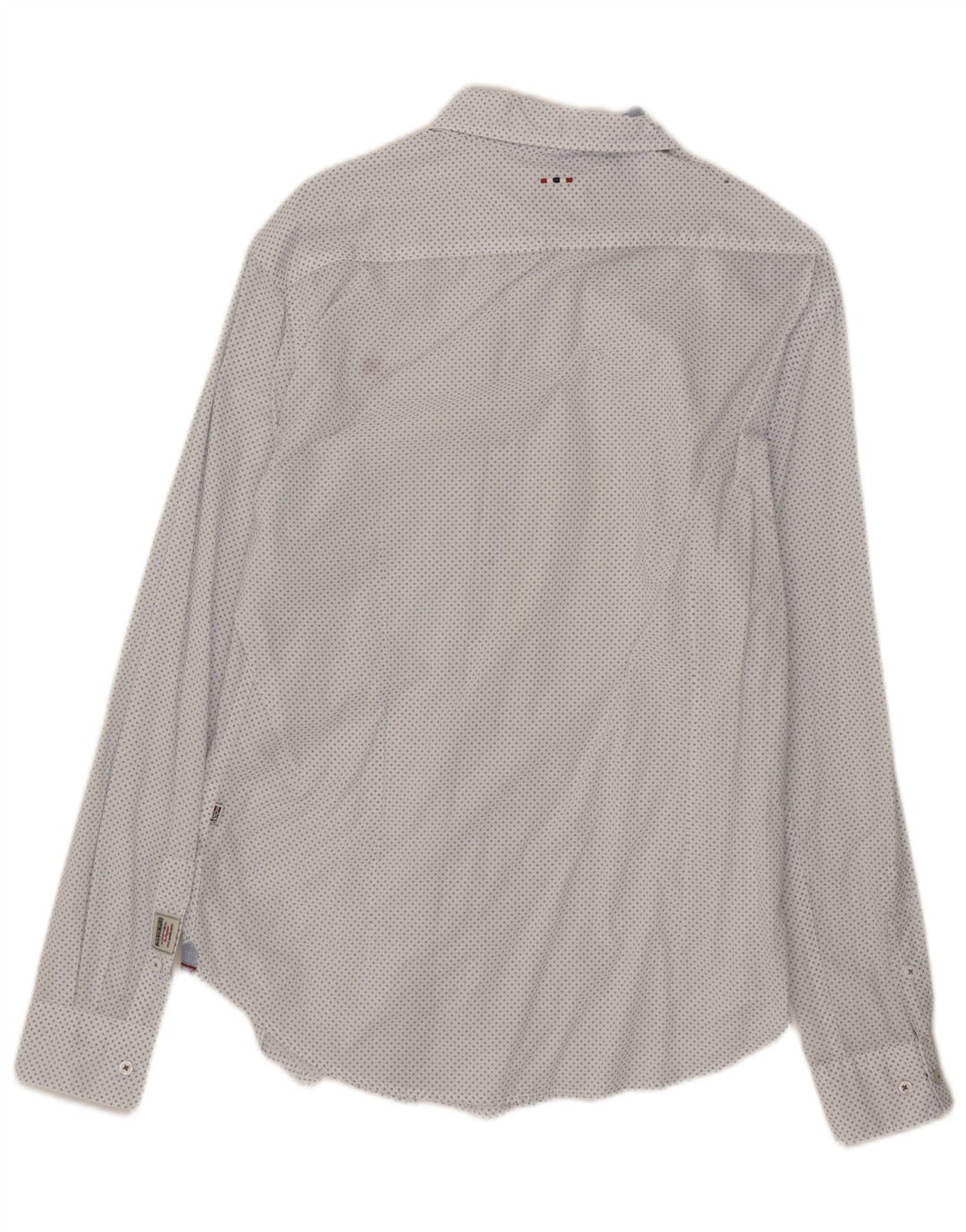 Ανδρικό πουκάμισο Napapijri Slim Fit Medium White Spotted