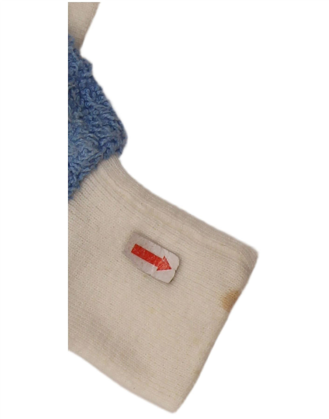 VINTAGE Γυναικείο πουλόβερ με λαιμόκαυστο UK 16 Large Blue Colourblock