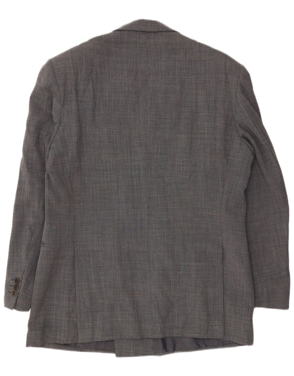 Pal Zileri Ανδρικό μπουφάν Blazer με διπλό στήθος IT 52 XL Γκρι μαλλί