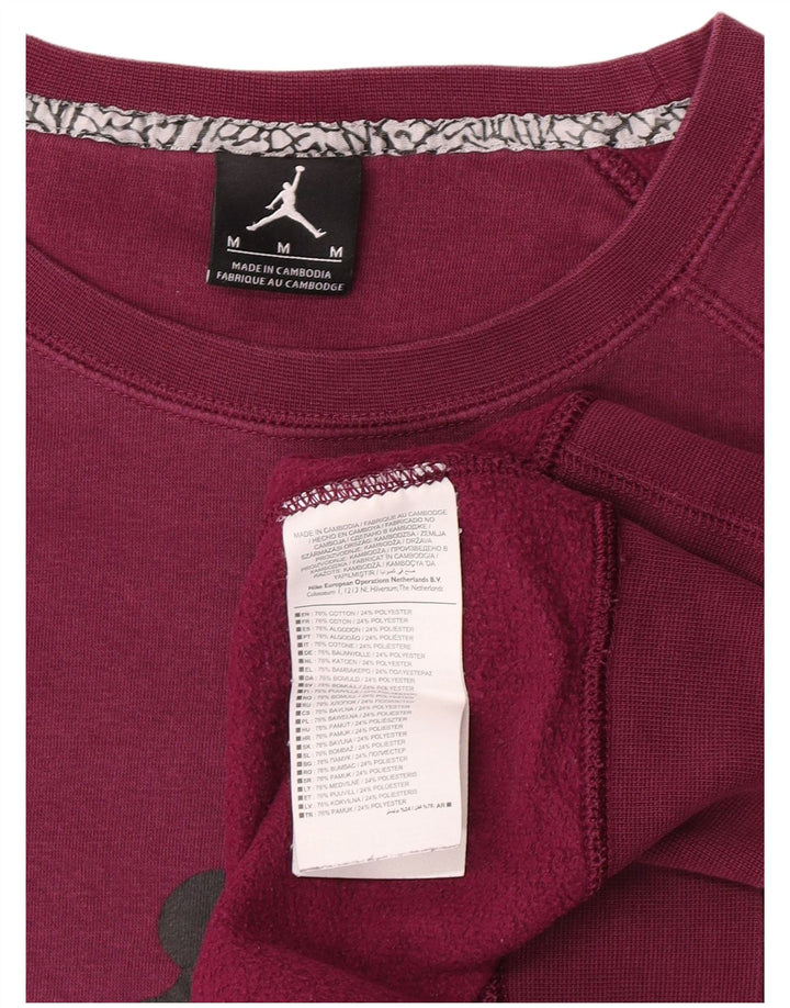 Ανδρικό γραφικό φούτερ Jordan Jumper Μεσαίο μωβ βαμβακερό