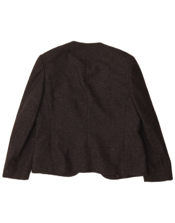 EASTEX Γυναικείο ανοιχτό σακάκι UK 12 Medium Grey New Wool