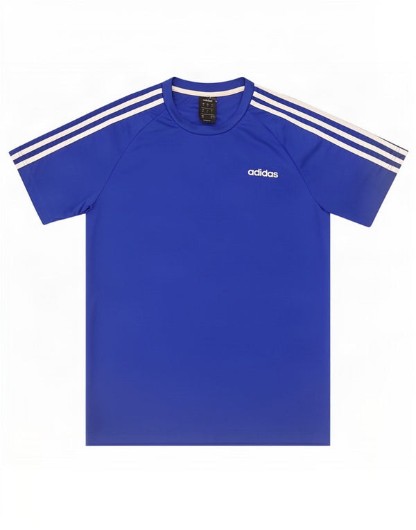 Ανδρικό T-Shirt Climalite Adidas Top Medium Blue Polyester