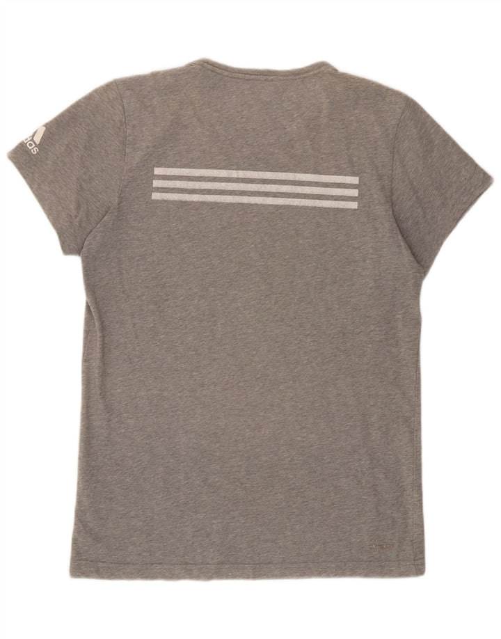 Ανδρικό γραφικό T-Shirt Adidas Top Medium Grey Colourblock