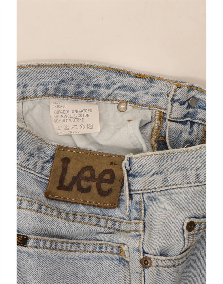 Γυναικείο ίσιο τζιν LEE W28 L27 Μπλε βαμβακερό