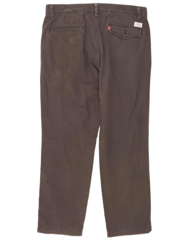 Ανδρικό αυθεντικό παντελόνι Chino Levi's W34 L30 Γκρι βαμβακερό