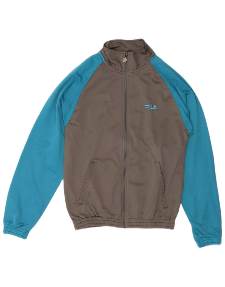 Ανδρική φόρμα FILA Top Jacket Μικρό Γκρι Colorblock Πολυεστέρας
