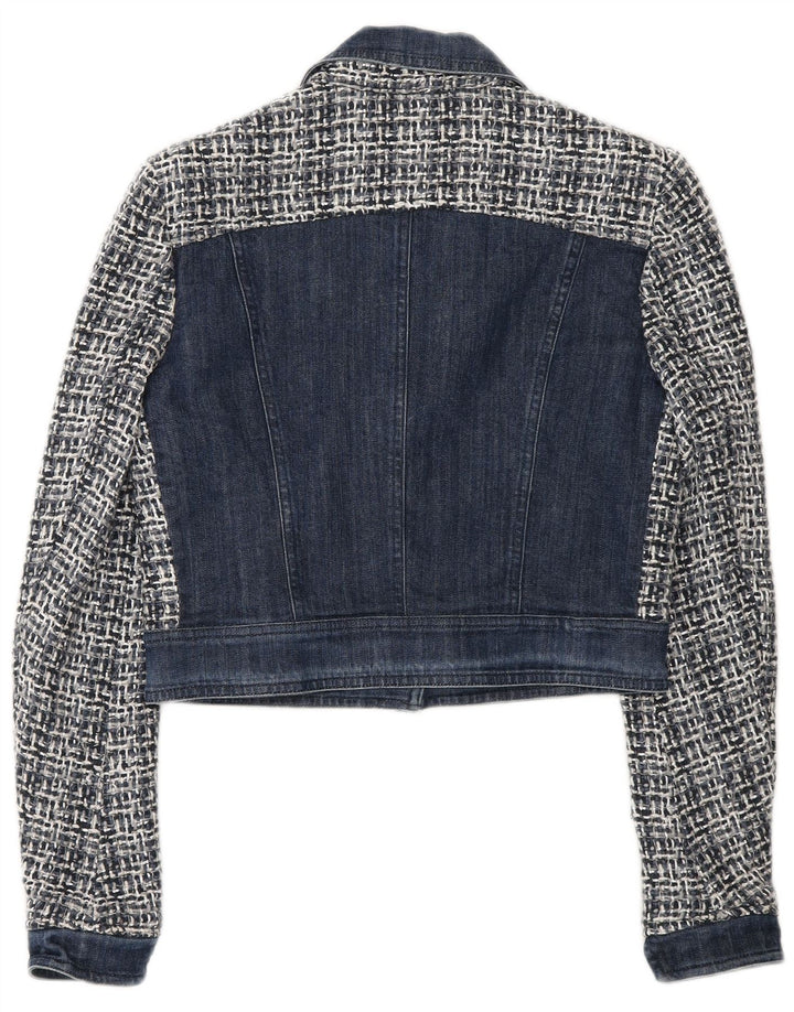 Guess By Marciano Γυναικείο Abstract Pattern Bomber Jacket IT 42 Medium Blue