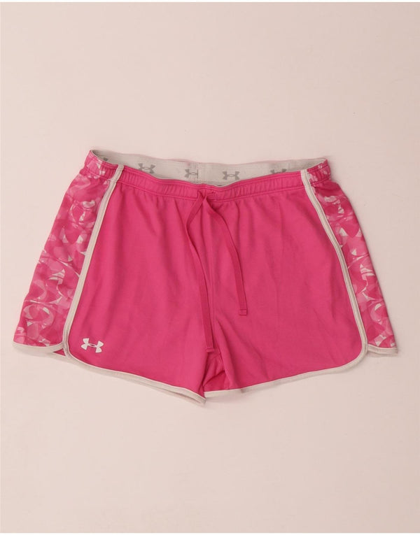 Γυναικείο αθλητικό σορτς UNDER Armour Heat Gear UK 14 Medium Pink Geometric