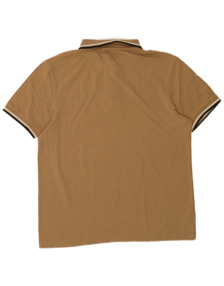 Fred Perry Ανδρικό Πόλο Μπλουζάκι μεγάλο μπεζ βαμβακερό