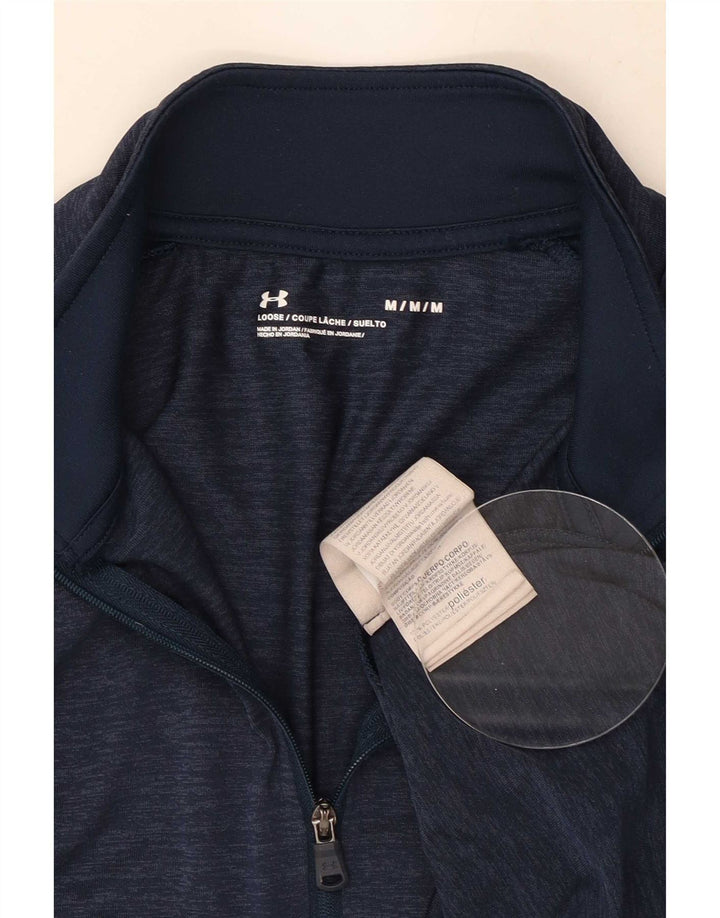 Ανδρική φόρμα πουλόβερ με φερμουάρ Under Armour Top Medium Navy Blue