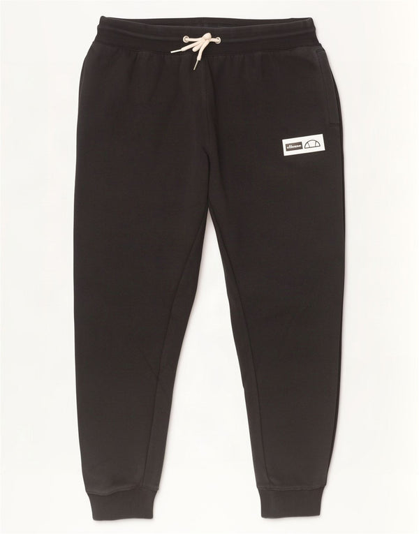 Ανδρική φόρμα Ellesse Παντελόνι Joggers XL Μαύρο Βαμβακερό