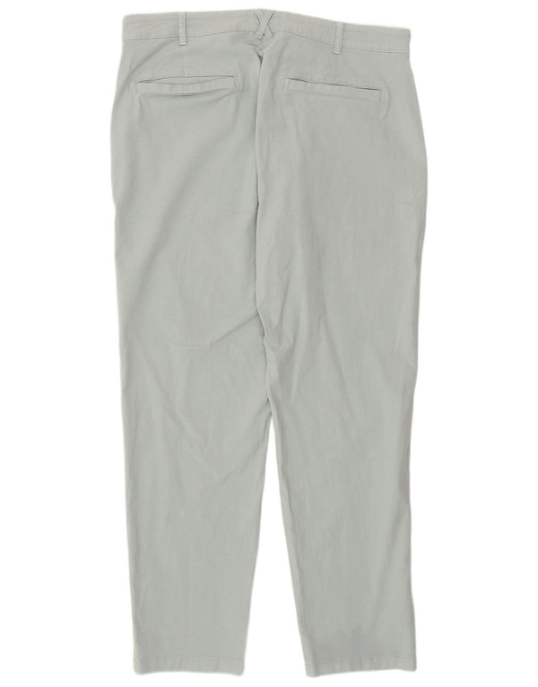 White Stuff Γυναικείο κωνικό παντελόνι Chino UK 16 μεγάλο W36 L28 Μπλε βαμβακερό