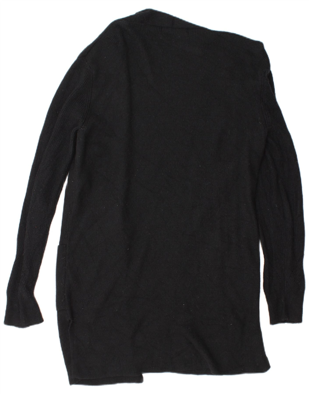 Marks & Spencer Γυναικείο Longline ανοιχτό πουλόβερ ζακέτα UK 8 Small Black