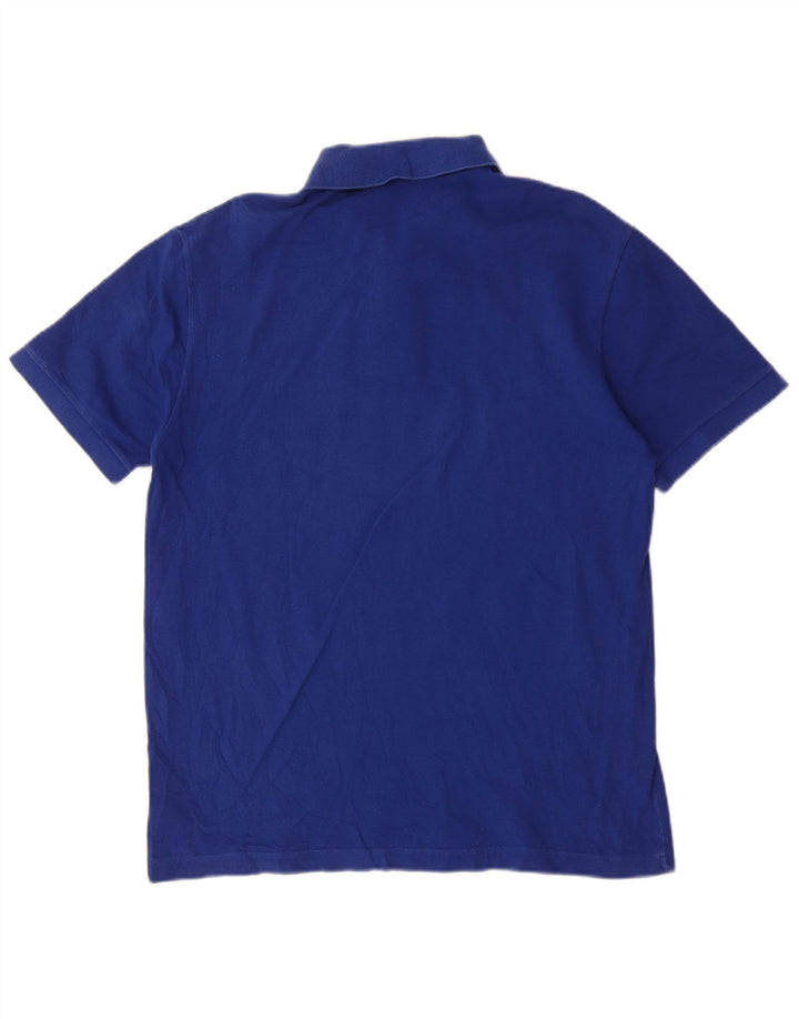 Fred Perry Ανδρικό πουκάμισο πόλο μεσαίου μπλε βαμβακερό