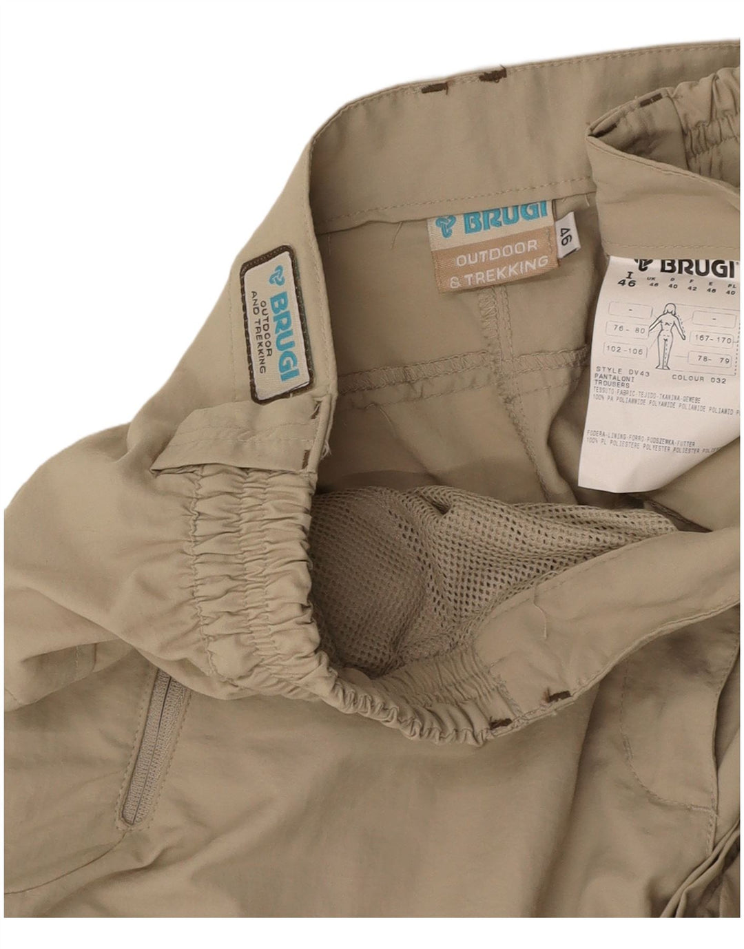BRUGI Γυναικείο σορτς Cargo IT 46 Large W34 Beige Polyamide