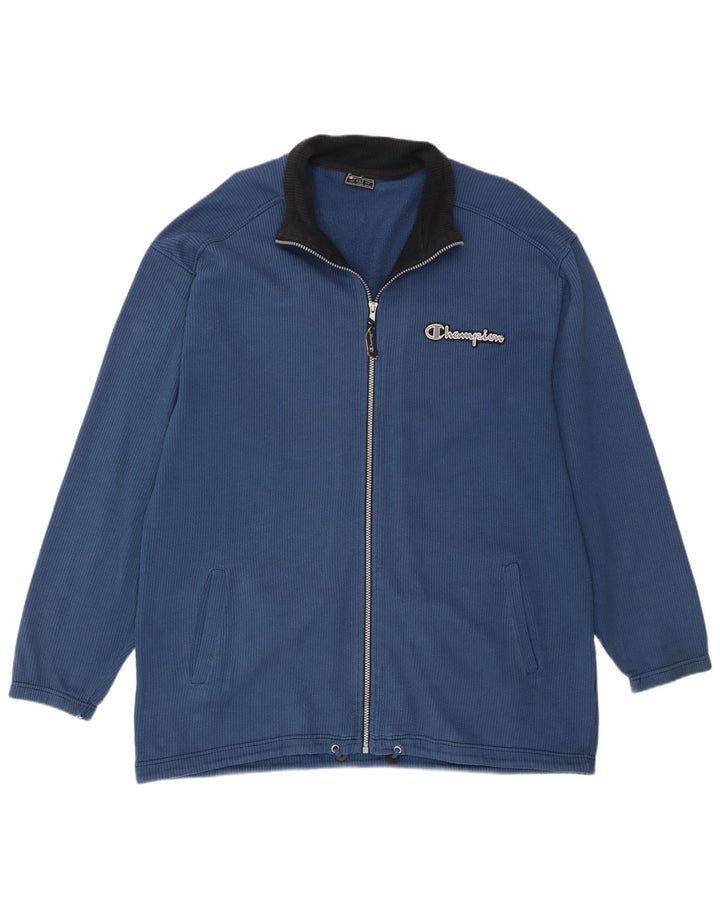 Ανδρική φόρμα Champion Graphic Top Jacket μεγάλο μπλε βαμβακερό