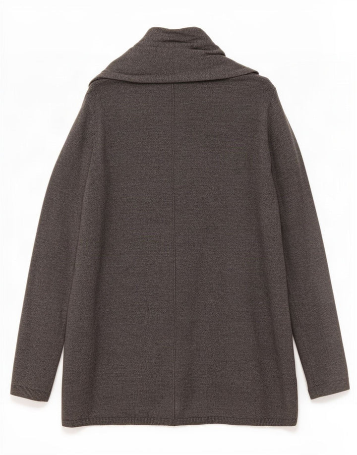Zara Γυναικείο ανοιχτό πουλόβερ ζακέτα UK 10 Small Grey