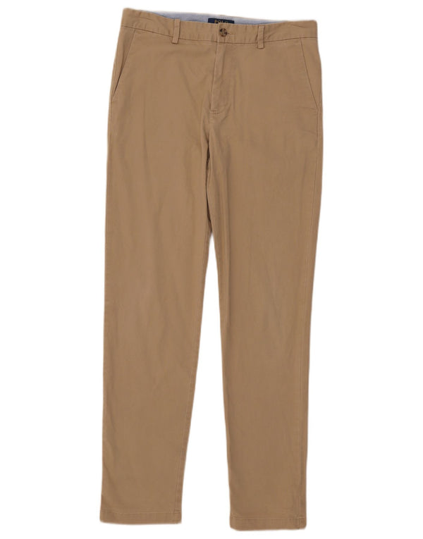 Polo Ralph Lauren Boys Slim Chino Trousers 15-16 Years W30 L29 Beige Cotton