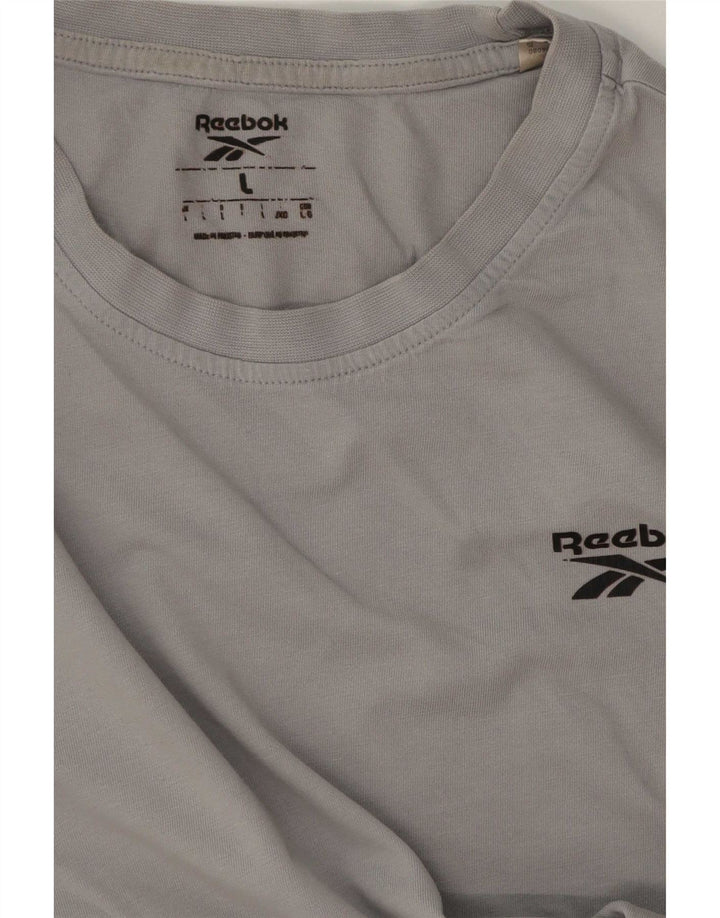 Ανδρικό T-Shirt Reebok Top Large Grey