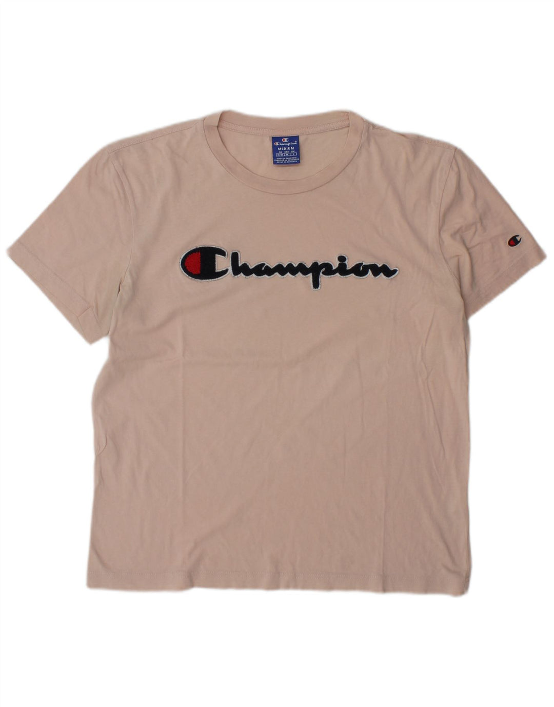 Ανδρικό γραφικό T-Shirt Champion Top Medium Pink Βαμβακερό