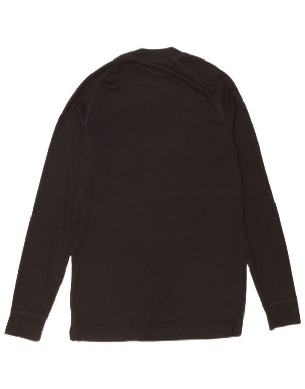Mountain Warehouse Mens Top Long Sleeve Small Black Polyester