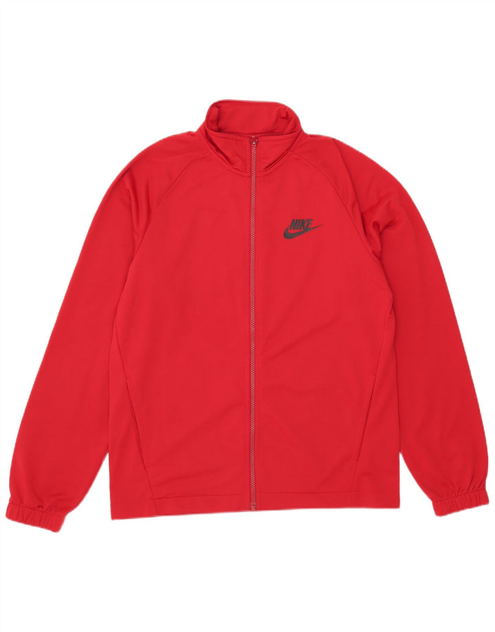 Ανδρική φόρμα Nike Μπουφάν με μεσαίο κόκκινο πολυεστέρα