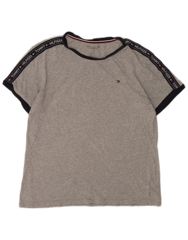 Ανδρικό γραφικό T-Shirt Tommy Hilfiger Top XL Γκρι βαμβακερό