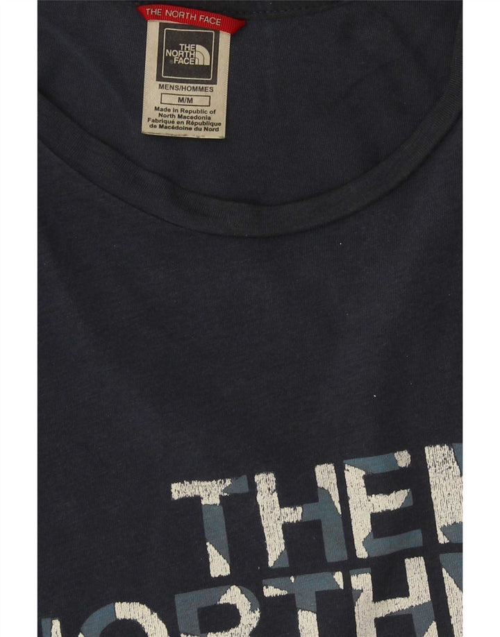 Ανδρικό γραφικό T-Shirt North Face Top Medium Blue