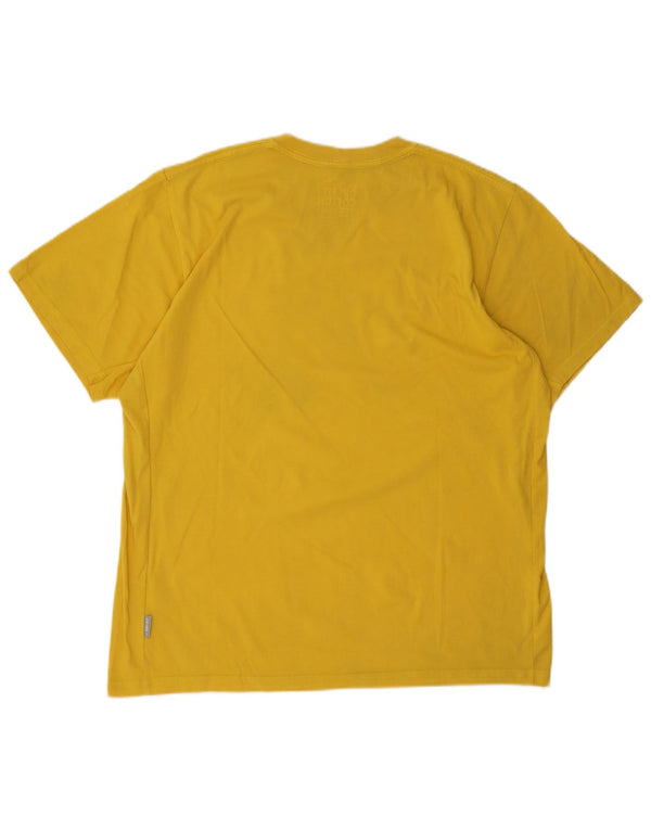 Ανδρικό γραφικό μπλουζάκι Nike Dri Fit Top UK 42/44 μεγάλο κίτρινο