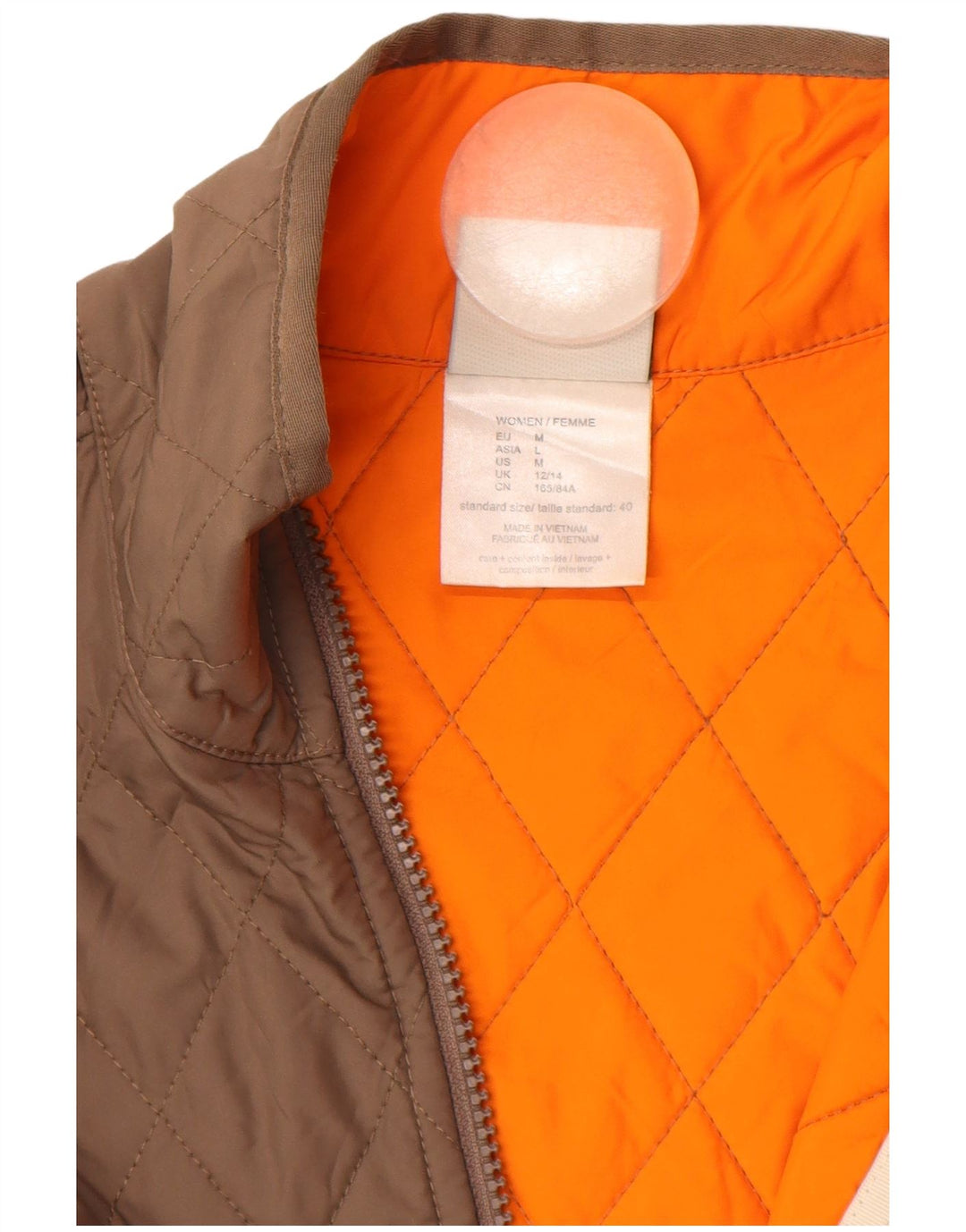 JACK WOLFSKIN Γυναικείο καπιτονέ μπουφάν UK 12/14 Μεσαίο μπεζ πολυεστέρας