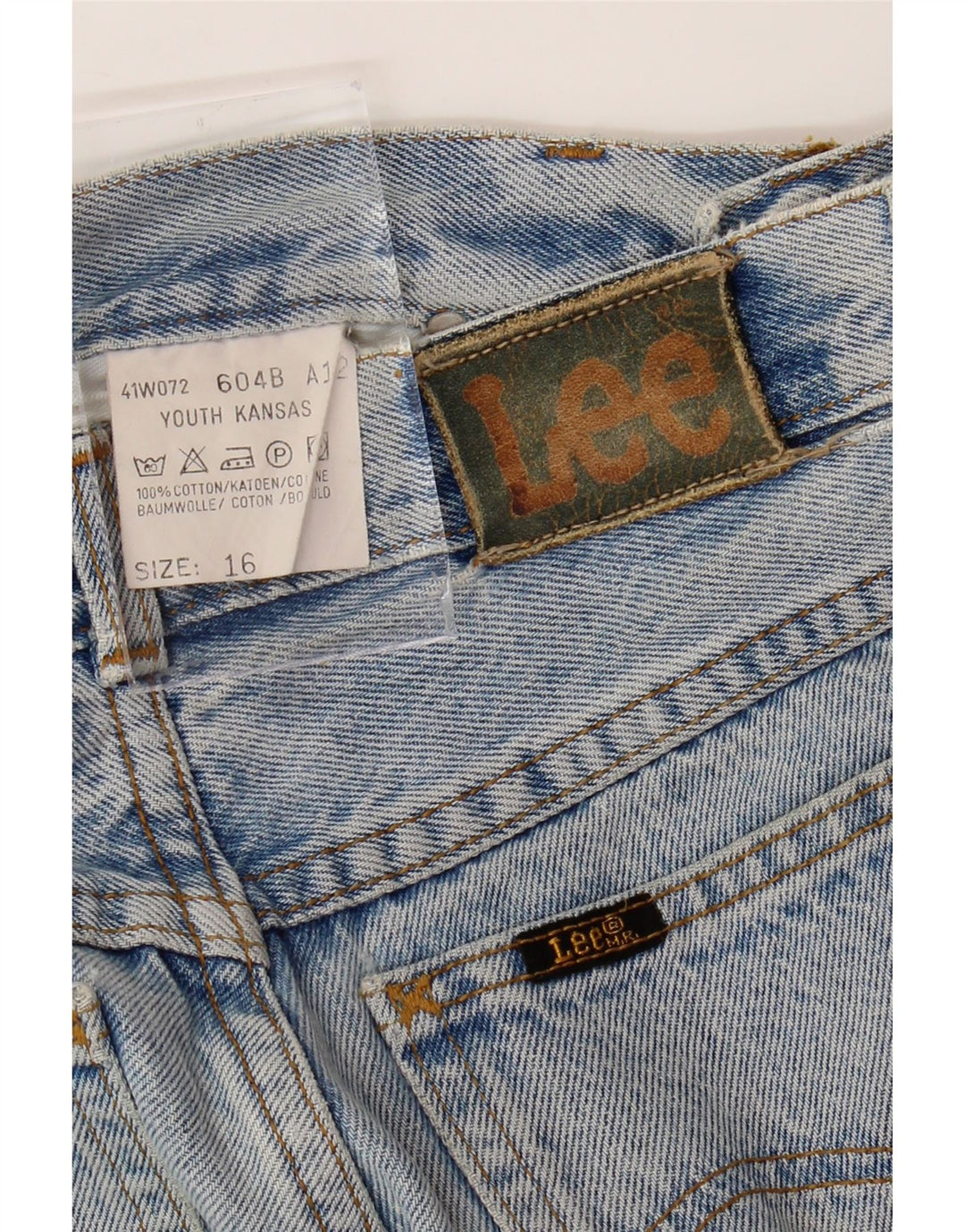 Τζιν LEE Girls Kansas Tapered 15-16 Years W30 L32 Blue Cotton