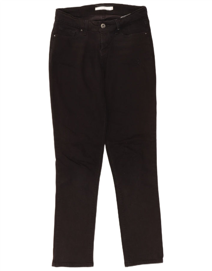 Levi's Womens 712 Slim Jeans W26 L30 Μαύρο Βαμβακερό