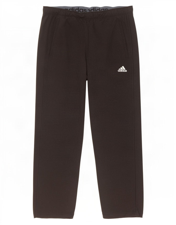 Ανδρική αθλητική φόρμα Adidas Παντελόνι μεγάλο μαύρο πολυεστέρα