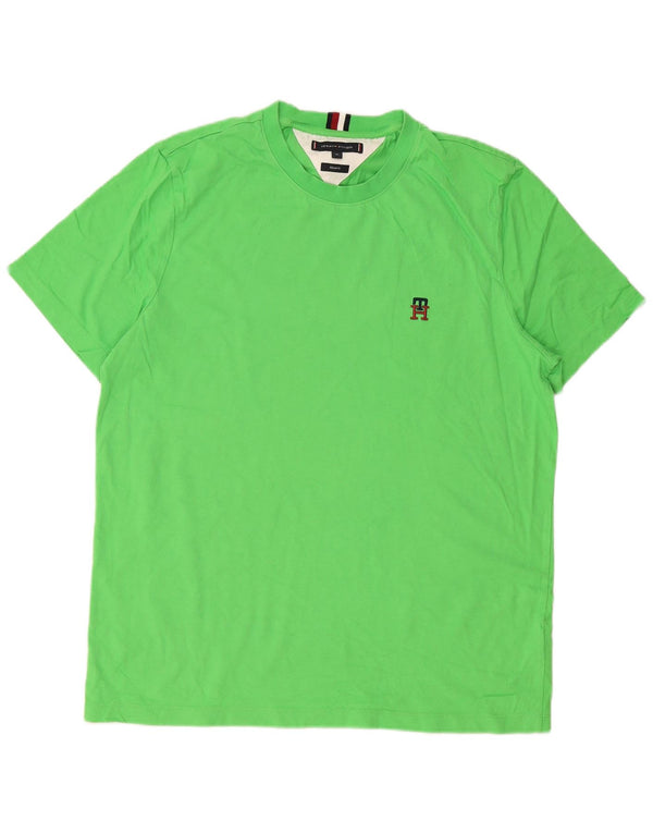 Ανδρικό T-Shirt Tommy Hilfiger Top XL Πράσινο βαμβακερό