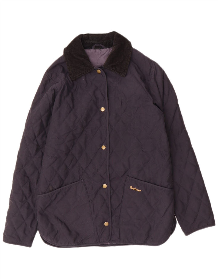 Γυναικείο καπιτονέ μπουφάν BARBOUR UK 8 Small Navy Blue Polyester