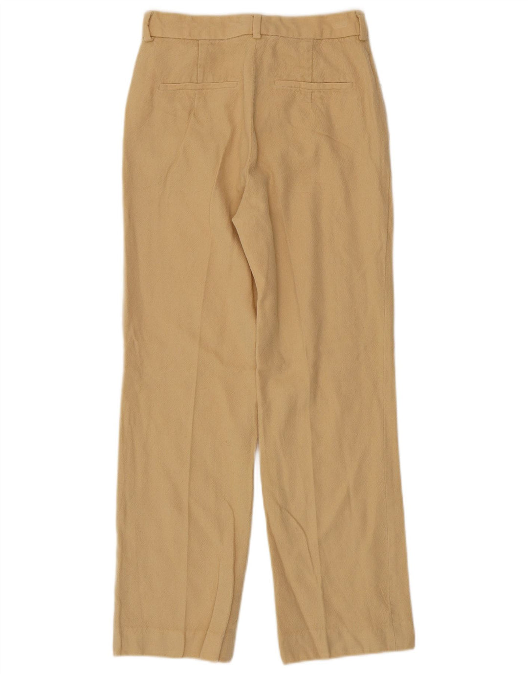 MASSIMO DUTTI Γυναικείο ίσιο παντελόνι Chino EU 36 XS W26 L26 Μπεζ μαλλί