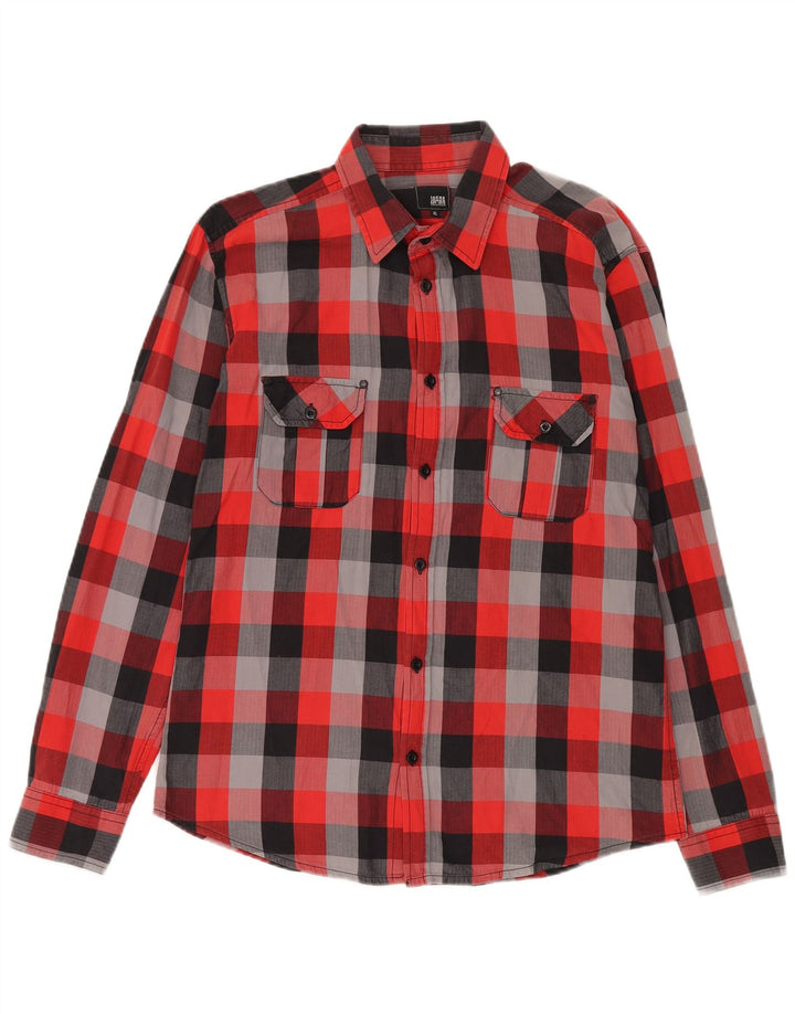 Jack & Jones Ανδρικό πουκάμισο XL Πολύχρωμο βαμβακερό καρό