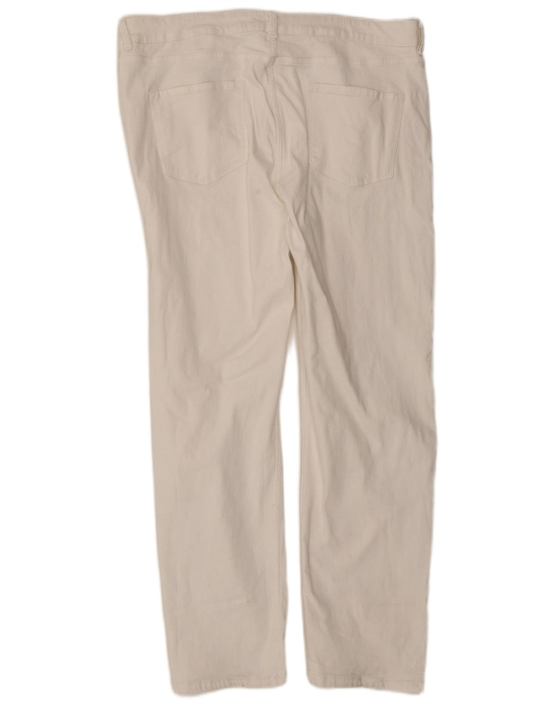 Marks & Spencer Γυναικεία κανονικά ίσια τζιν UK 20 2XL W40 L29 Λευκό
