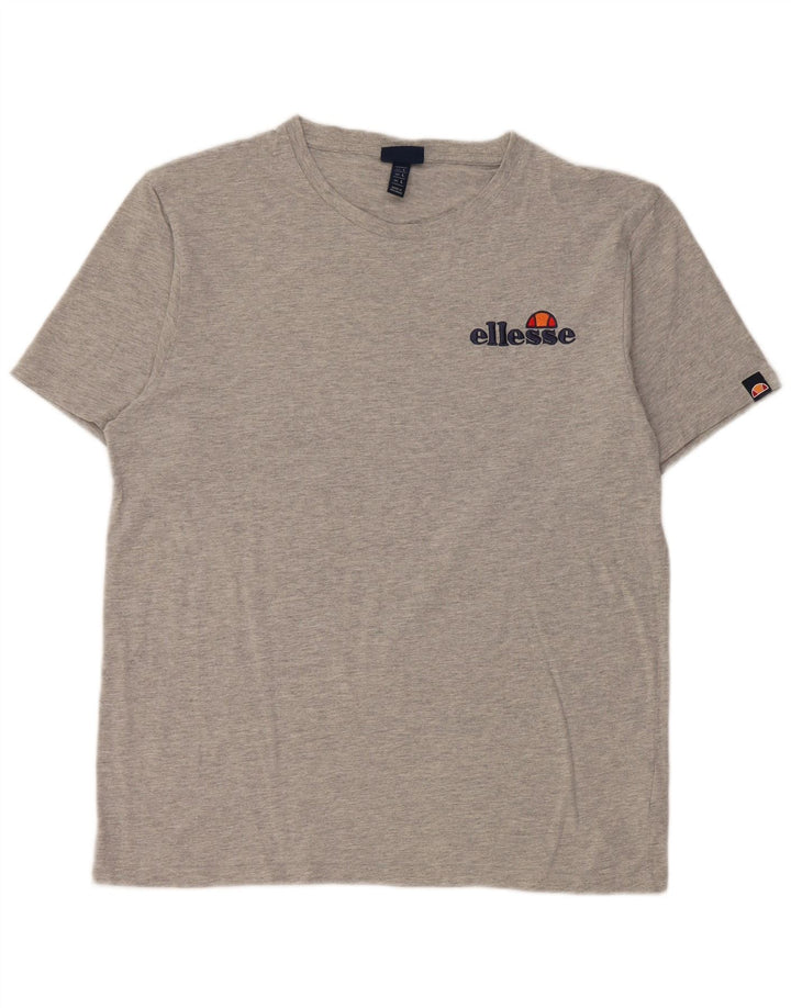Ανδρικό T-Shirt Ellesse Top Large Grey Flecked Cotton