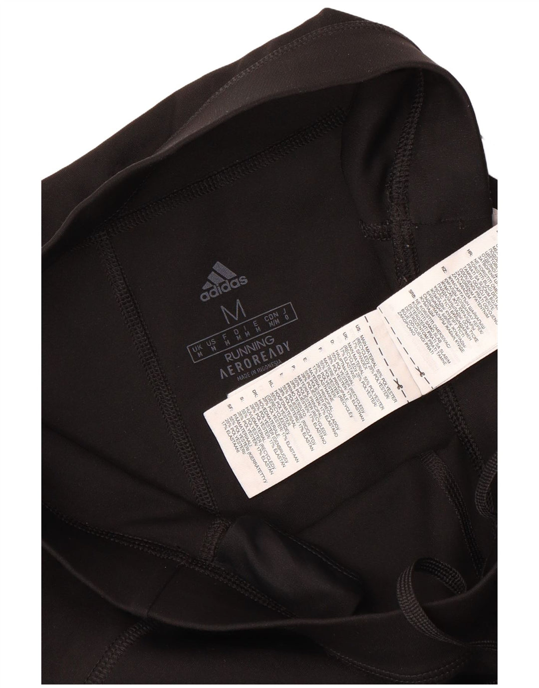 Adidas Γυναικεία φόρμα Aeroready Παντελόνι UK 14 Μεσαίου Μαύρου Πολυεστέρα