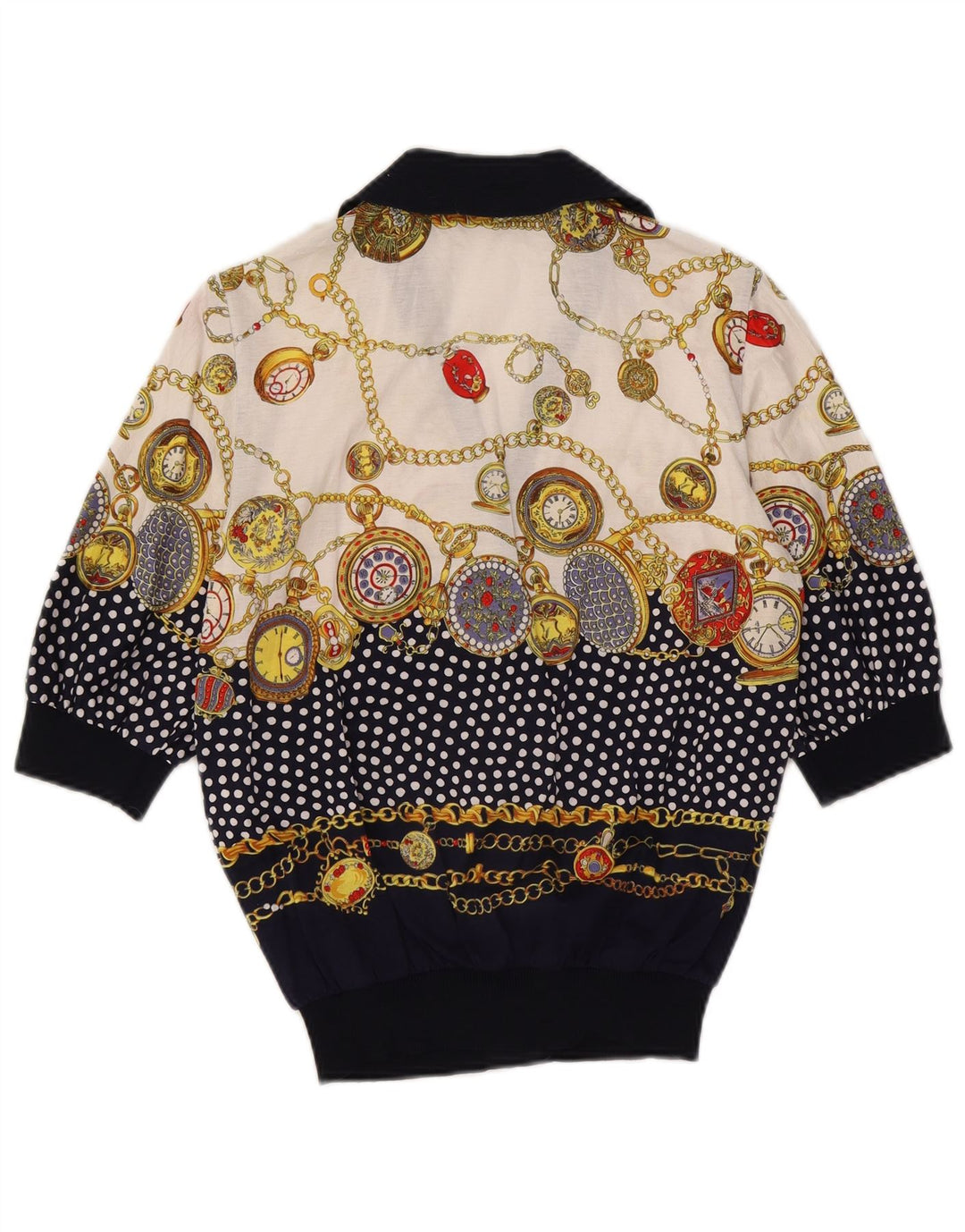 Γυναικείο πουκάμισο Liola Abstract Pattern Μπλούζα UK 14 Medium Navy Blue