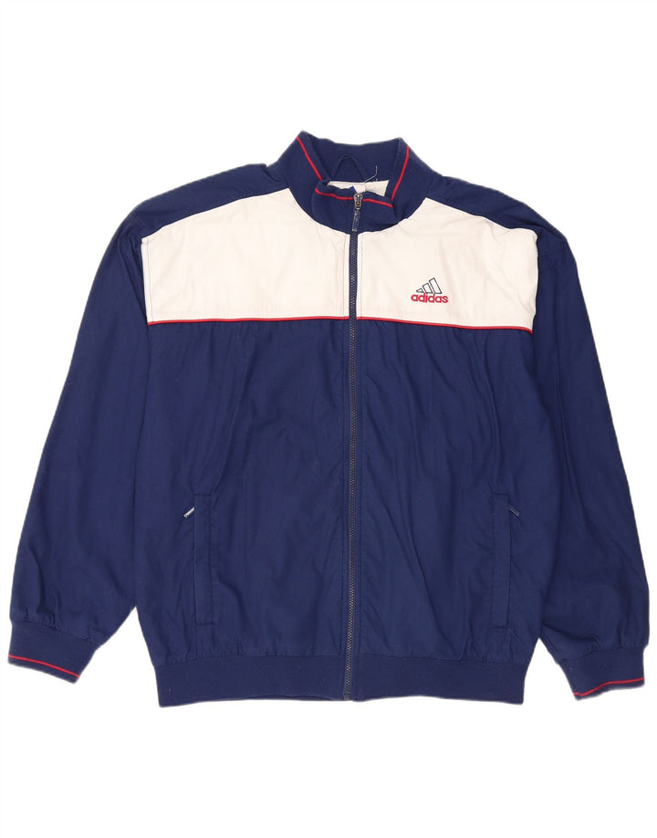 Ανδρική φόρμα ADIDAS Top Jacket UK 40/42 Medium Navy Blue Colorblock
