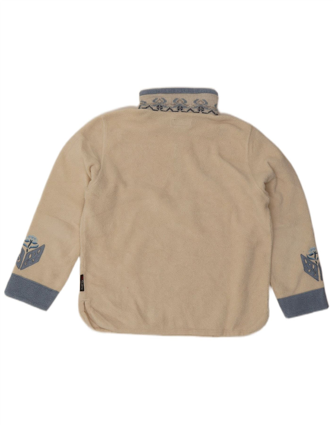 POLARTEC Γυναικείο φερμουάρ με φερμουάρ φλις λαιμόκοψη UK 16 μεγάλο λευκό πολυεστέρας