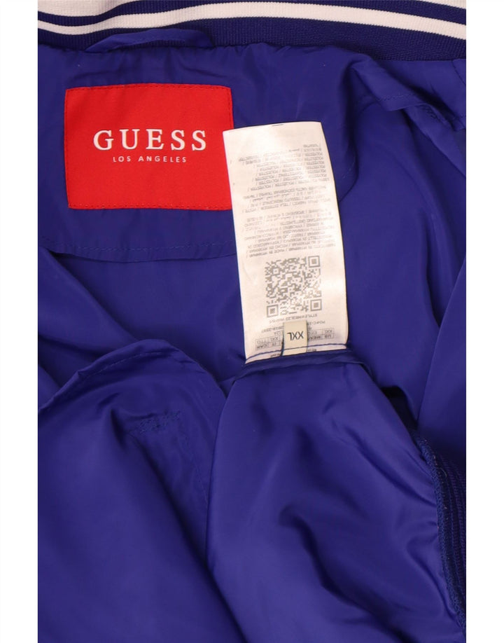 Ανδρική φόρμα Guess Top Jacket 2XL Blue Colourblock Polyester